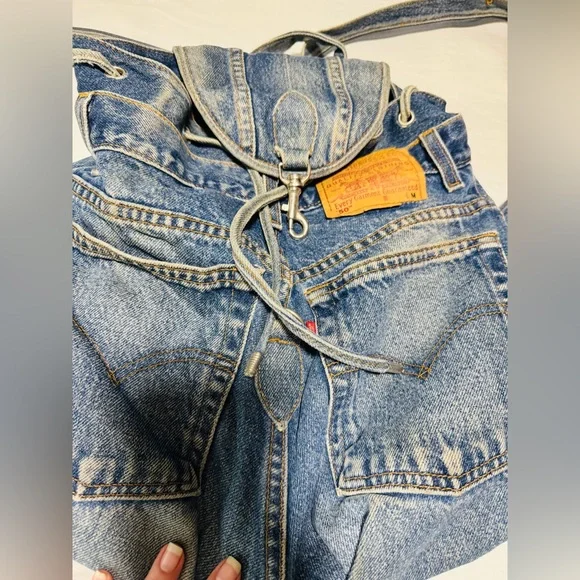 Levi's Classic Blue Jeans BACKPACK - Picture 1 of 7